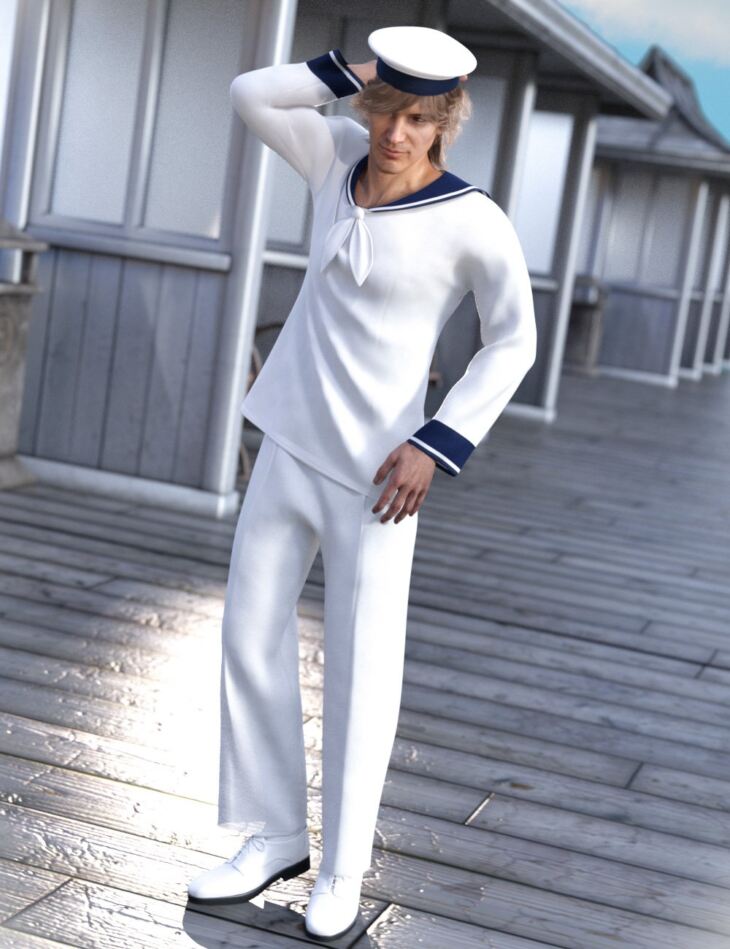 dForce Sailorman Outfit for Genesis 8 Males_DAZ3DDL
