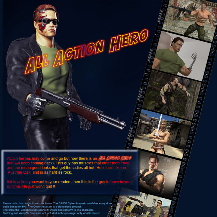 All Action Hero for M4_DAZ3D下载站