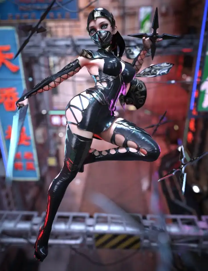 Assassin Sister Outfit Bundle_DAZ3DDL