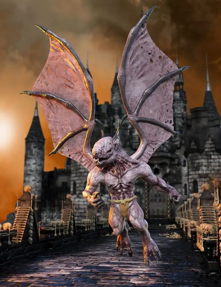 Bat Demon_DAZ3D下载站