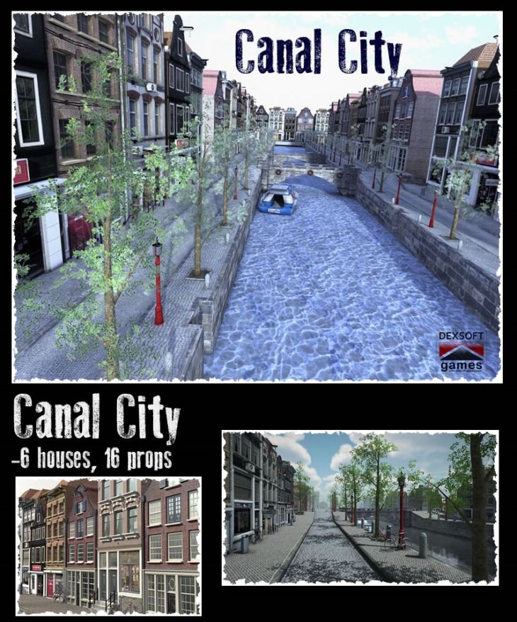 Canal City_DAZ3D下载站