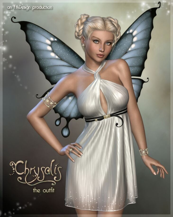 Chrysalis Outfit_DAZ3D下载站