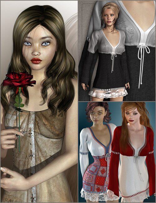 Frangipani Bundle_DAZ3D下载站