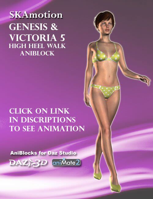 Genesis and V5 Walk Aniblocks_DAZ3DDL