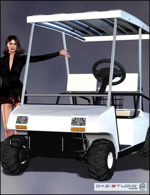 Golf Cart_DAZ3D下载站