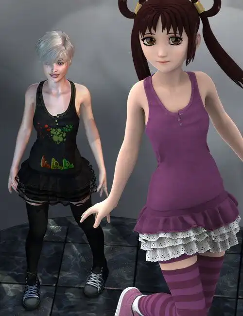 Kenzi Outfit Bundle_DAZ3DDL