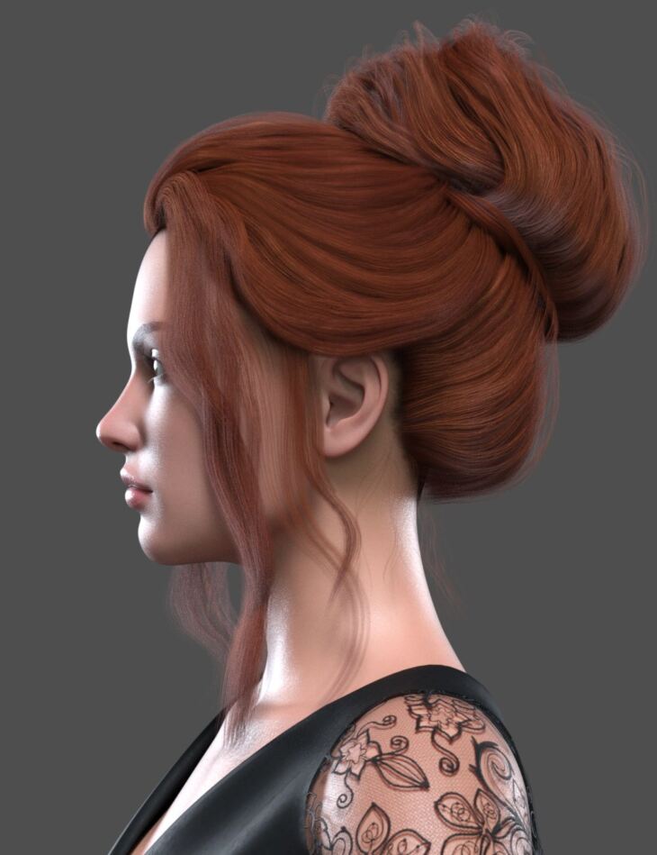 Libra Updo for Genesis 8 and 8.1 Female_DAZ3DDL