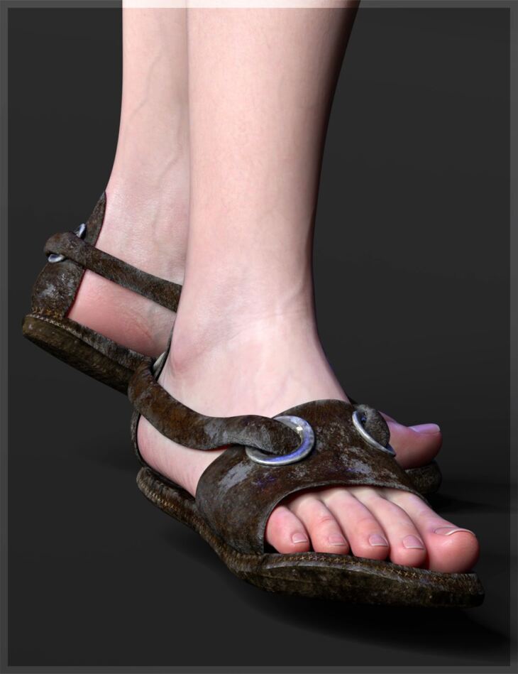 ND Minos Sandals for Genesis 8.1 Male_DAZ3D下载站
