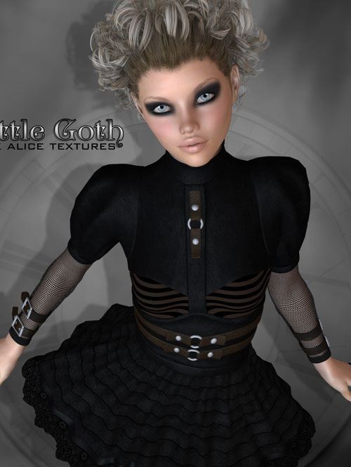 RP Dark Alice – Little Goth Textures_DAZ3D下载站