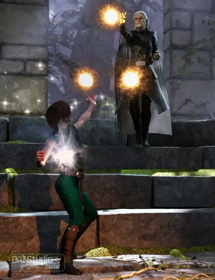 Sorcery Poses for Genesis_DAZ3DDL