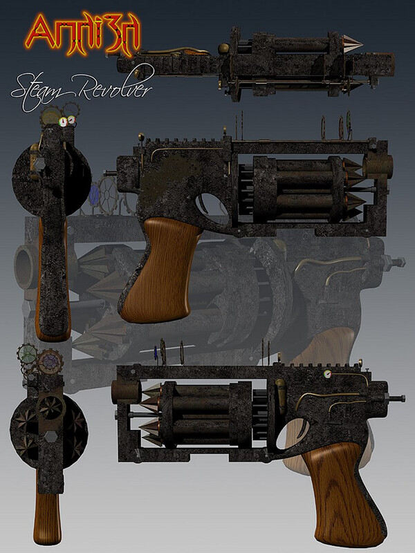 Steam Revolver_DAZ3D下载站