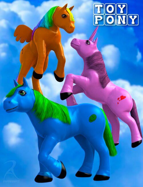 The Toy Pony & Pretty Ponies_DAZ3DDL