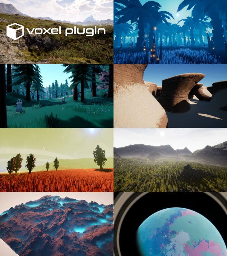 Voxel Plugin PRO: Dynamic Procedural Landscape_DAZ3D下载站