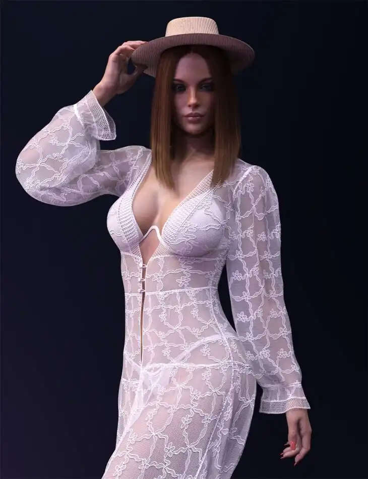 X-Fashion dForce Summer Outfit for Genesis 8 and 8.1 Females_DAZ3DDL