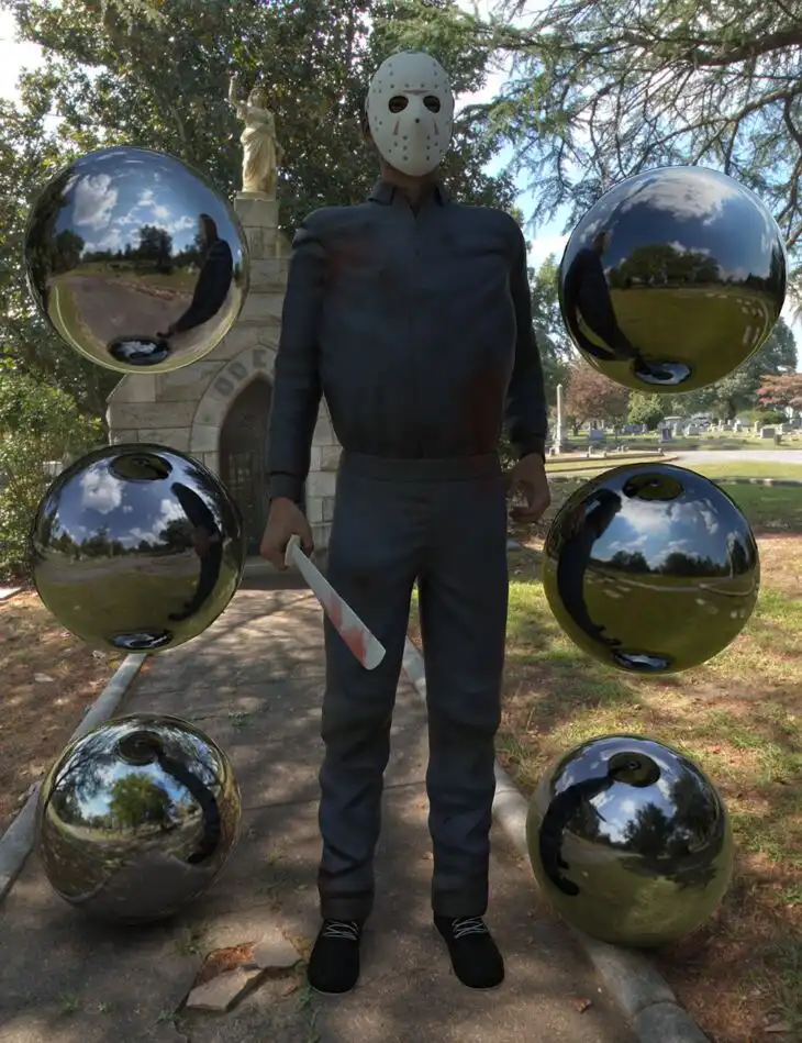 Around The Cemetery – Complete HDRI Environment_DAZ3DDL