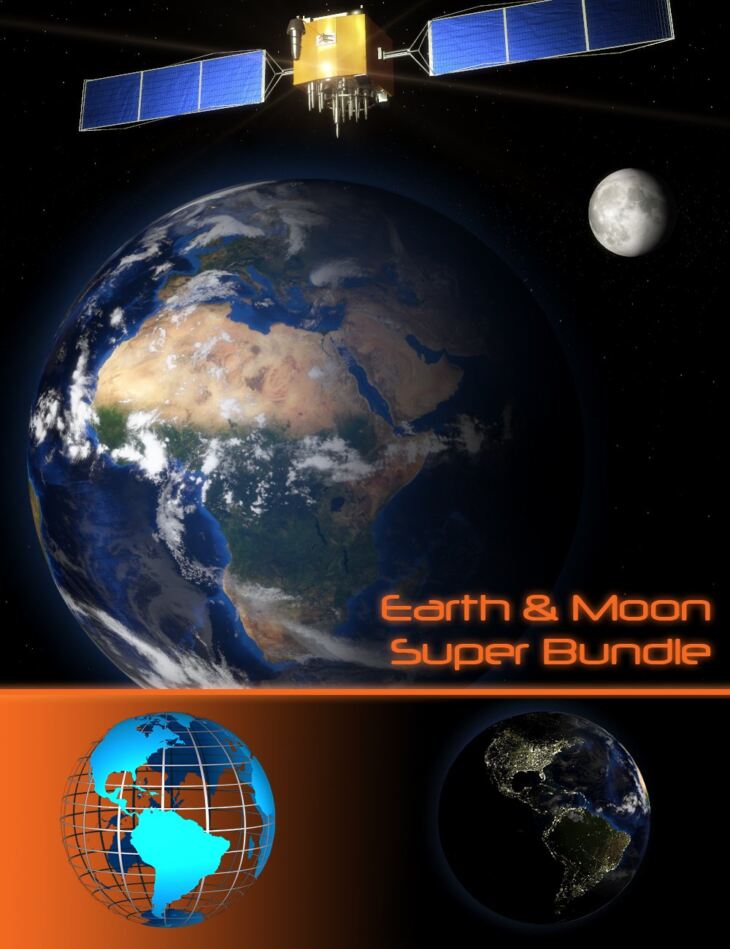 Earth & Moon Super Bundle_DAZ3D下载站