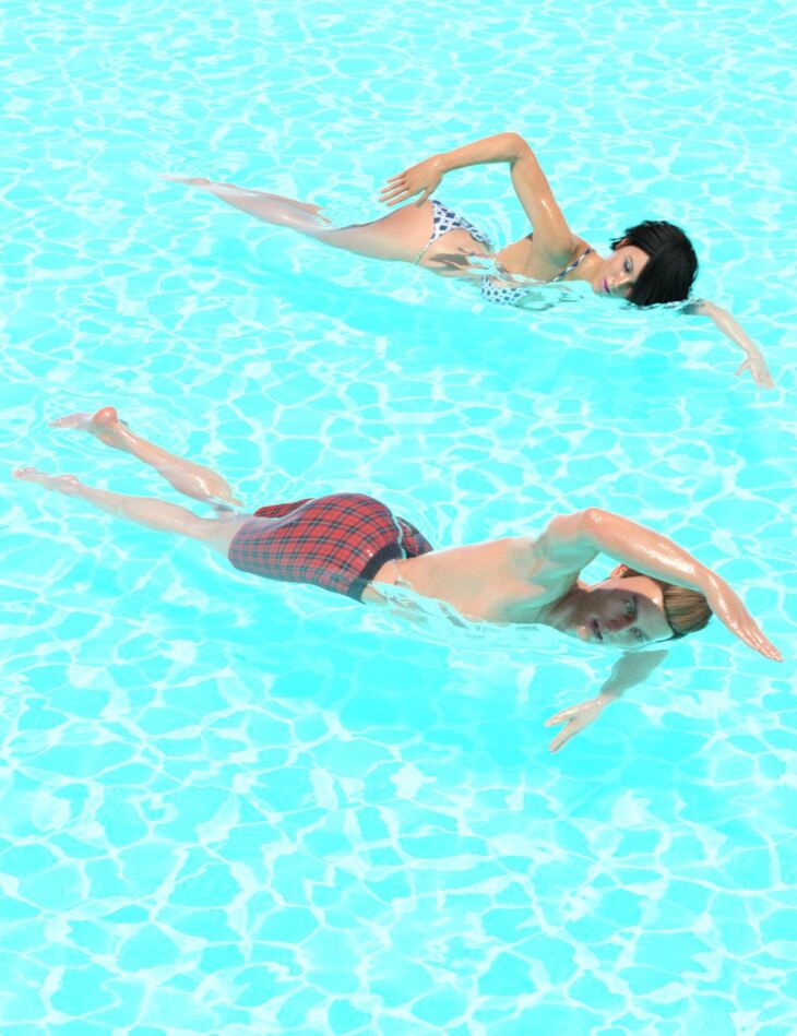 Free Style Swim Cycle for Genesis 8 Male(s) and Female(s)_DAZ3DDL