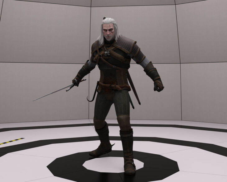 Geralt for G8M and G8.1M_DAZ3D下载站