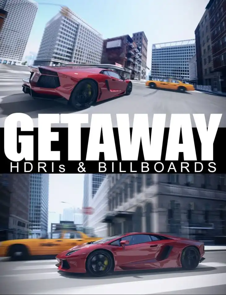 Getaway – HDRIs and Billboards_DAZ3D下载站