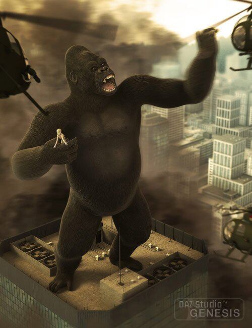 Gorilla for Genesis_DAZ3DDL