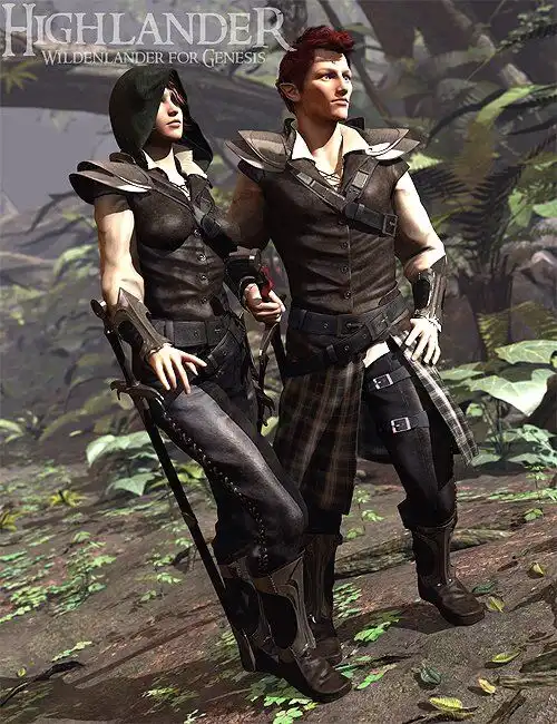 Highlander: Wildenlander for Genesis_DAZ3DDL