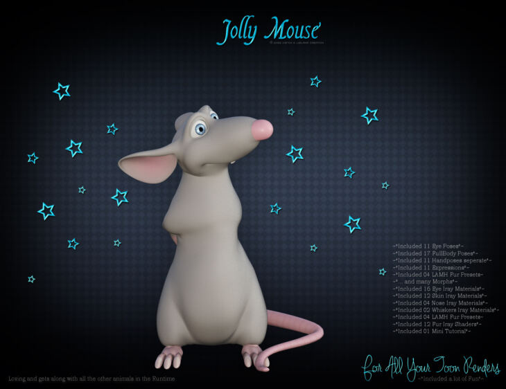 Jolly Mouse_DAZ3D下载站