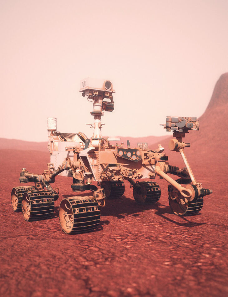 Mars Rover_DAZ3D下载站
