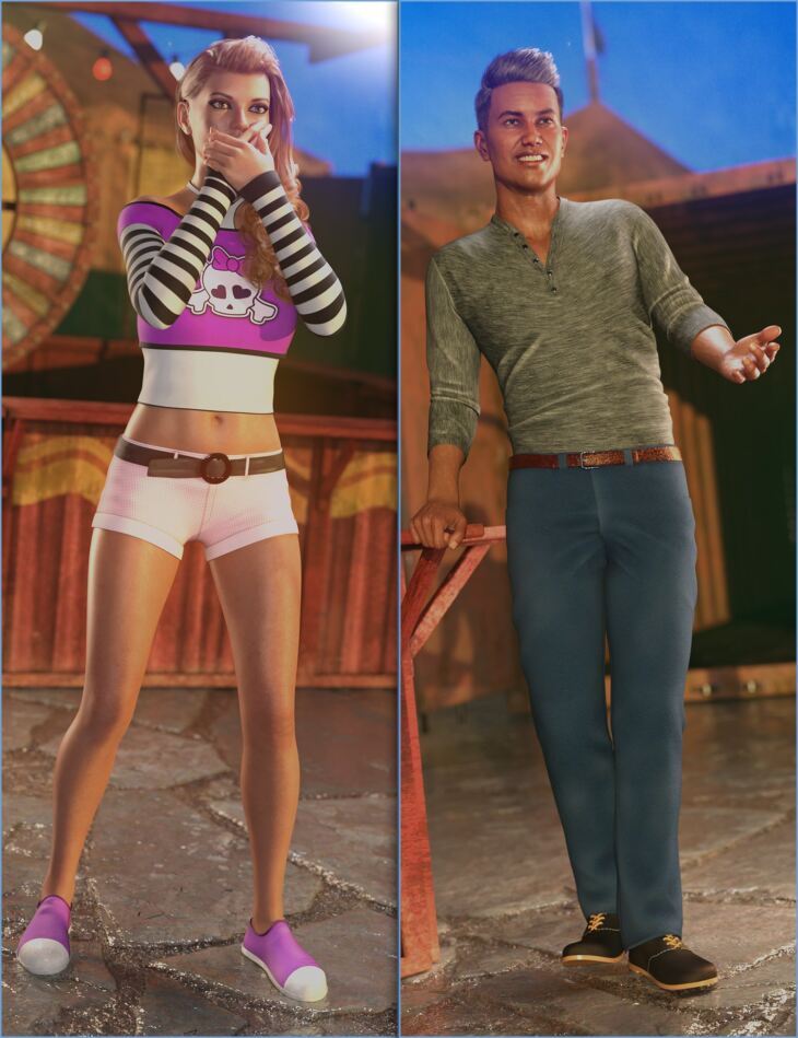 Midway Games Poses_DAZ3DDL