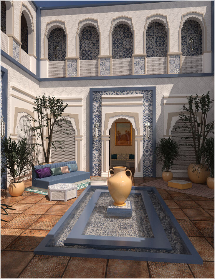 Moroccan Abode_DAZ3D下载站