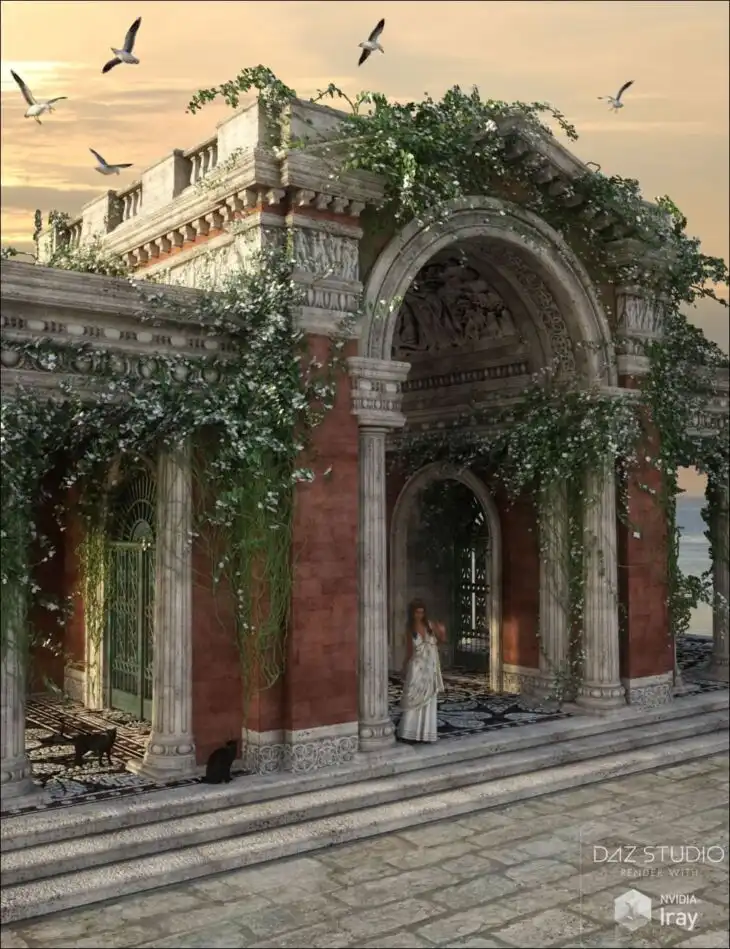 Portals Tyrrhenian AddOn_DAZ3DDL