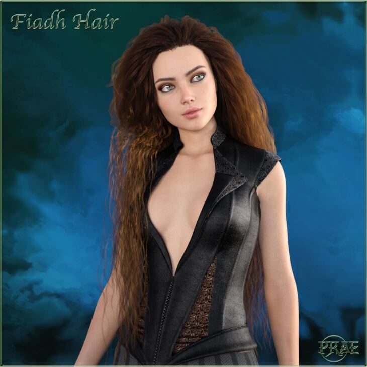 Prae-Fiadh Hair For G8 Daz_DAZ3D下载站