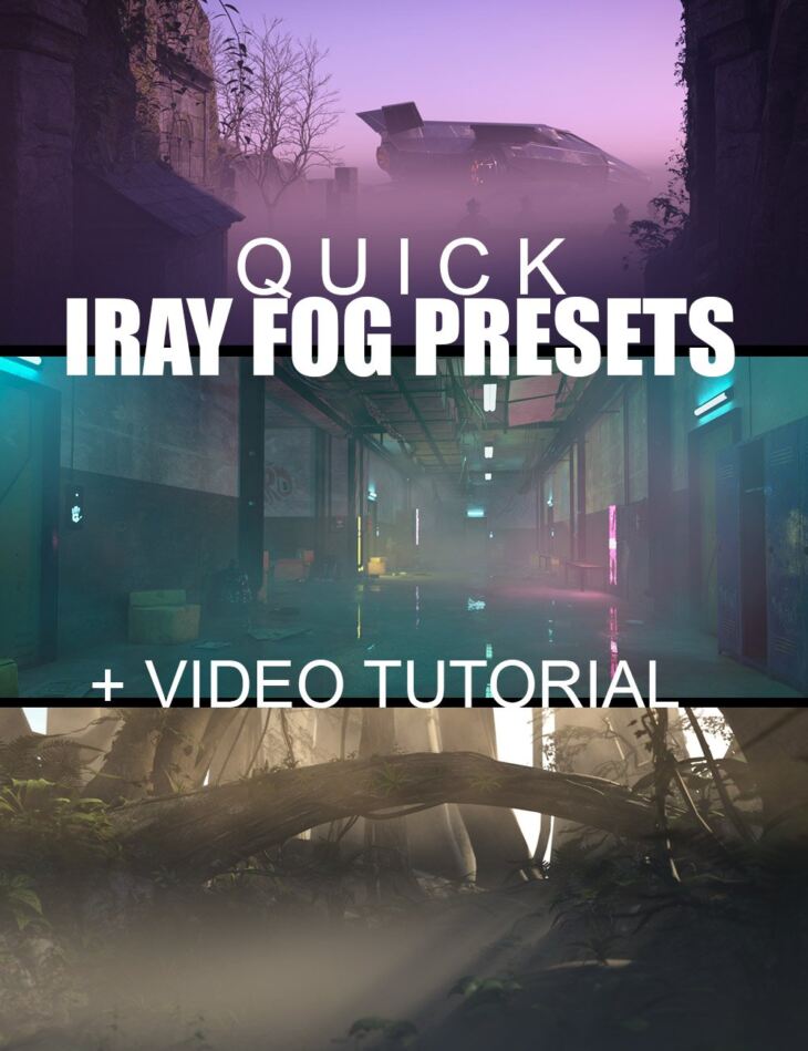 Quick Iray Fog Presets and Video Tutorial_DAZ3D下载站