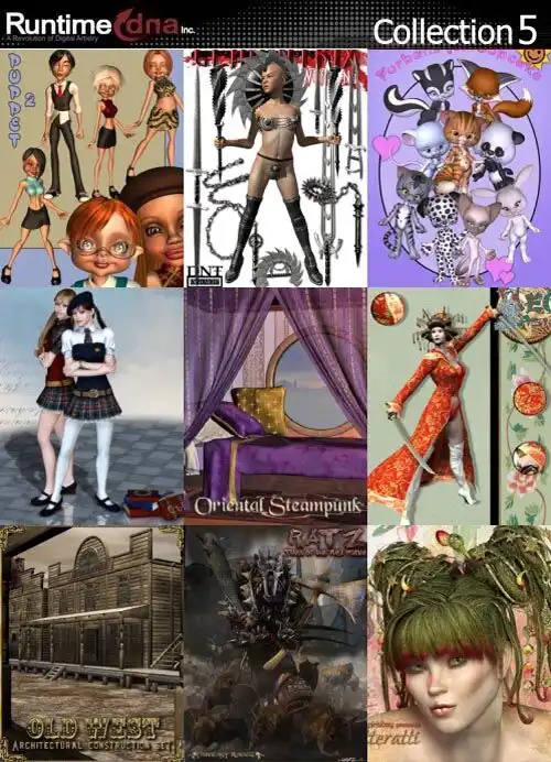 RuntimeDNA Collection 5_DAZ3D下载站