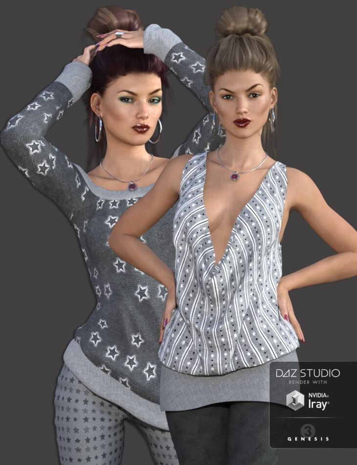 Selection Black and Grey Iray Fabric Shaders_DAZ3DDL