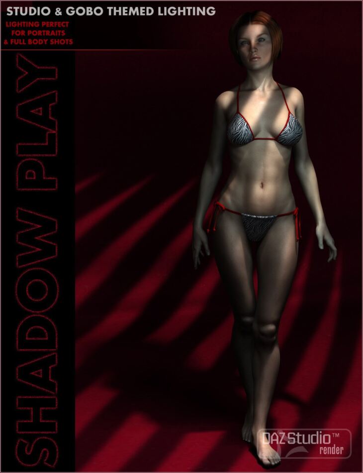 Shadow Play DAZ Studio Lights_DAZ3D下载站