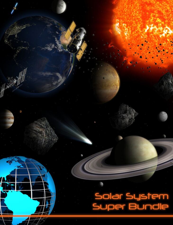 Solar System Super Bundle_DAZ3DDL