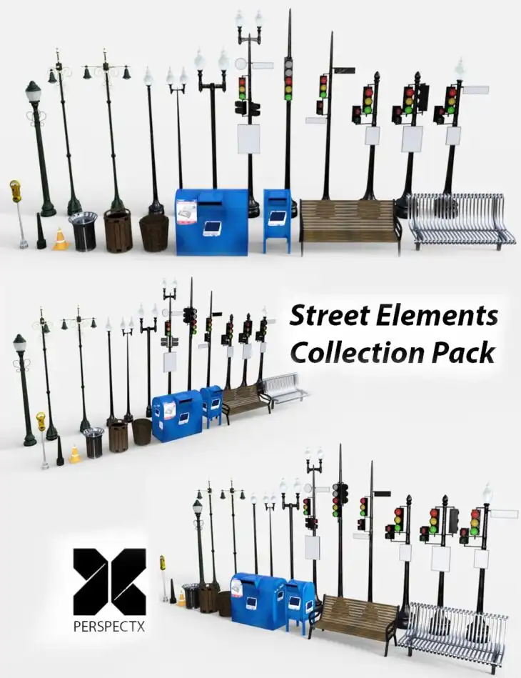 Street Elements_DAZ3DDL