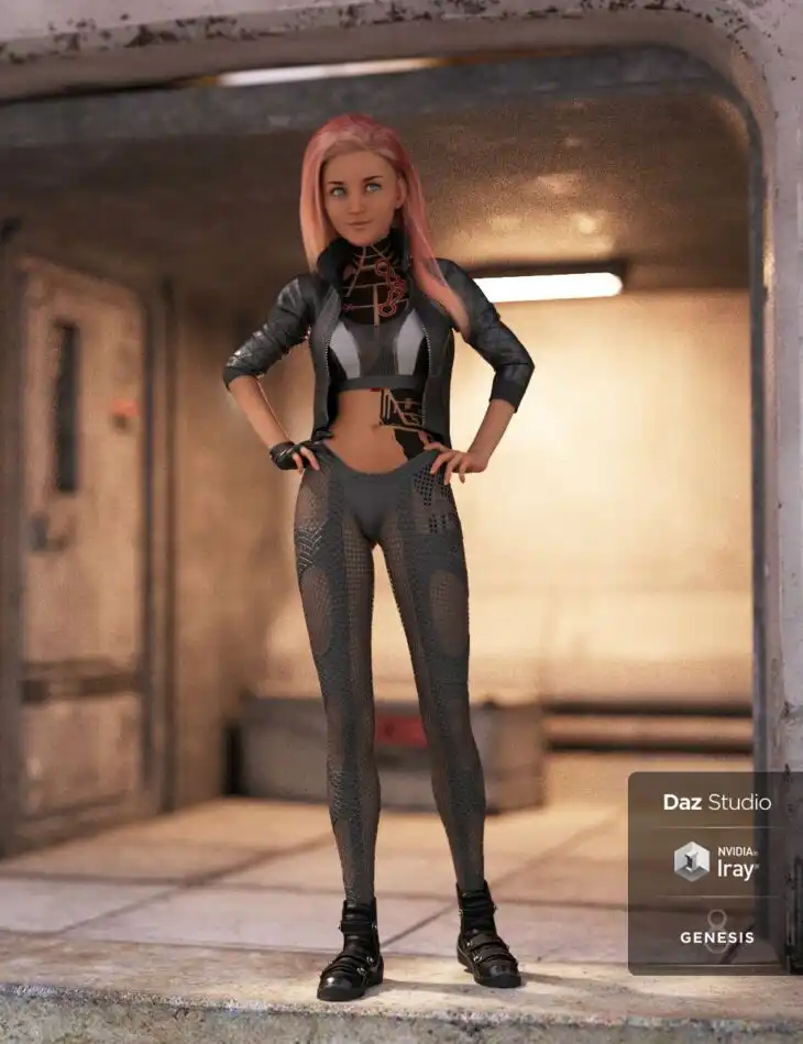 Streetwear for Genesis 8 and 8.1 Female_DAZ3DDL