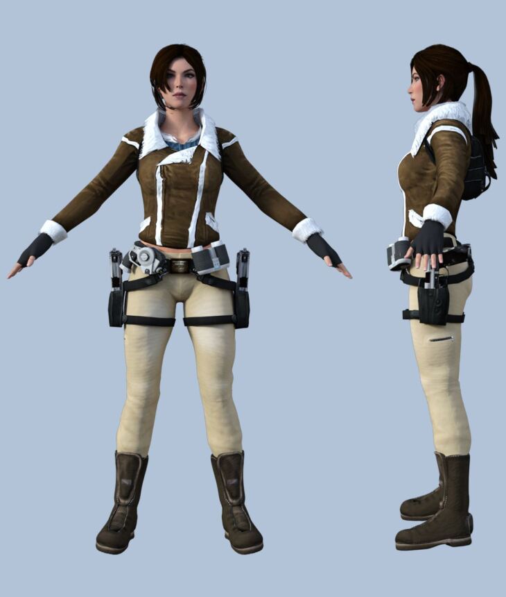 Tomb Raider Nepal Outfit For Genesis 8 Female_DAZ3D下载站
