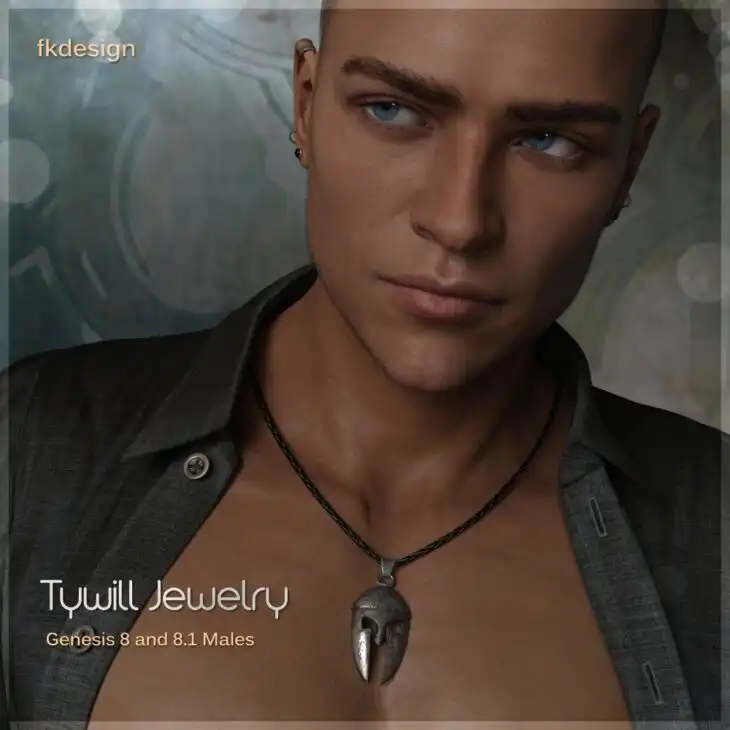 Tywill Jewelry for Genesis 8 and 8.1 Males_DAZ3DDL