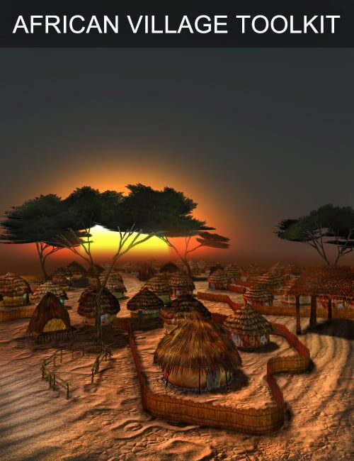 African Village Toolkit by AM_DAZ3D下载站