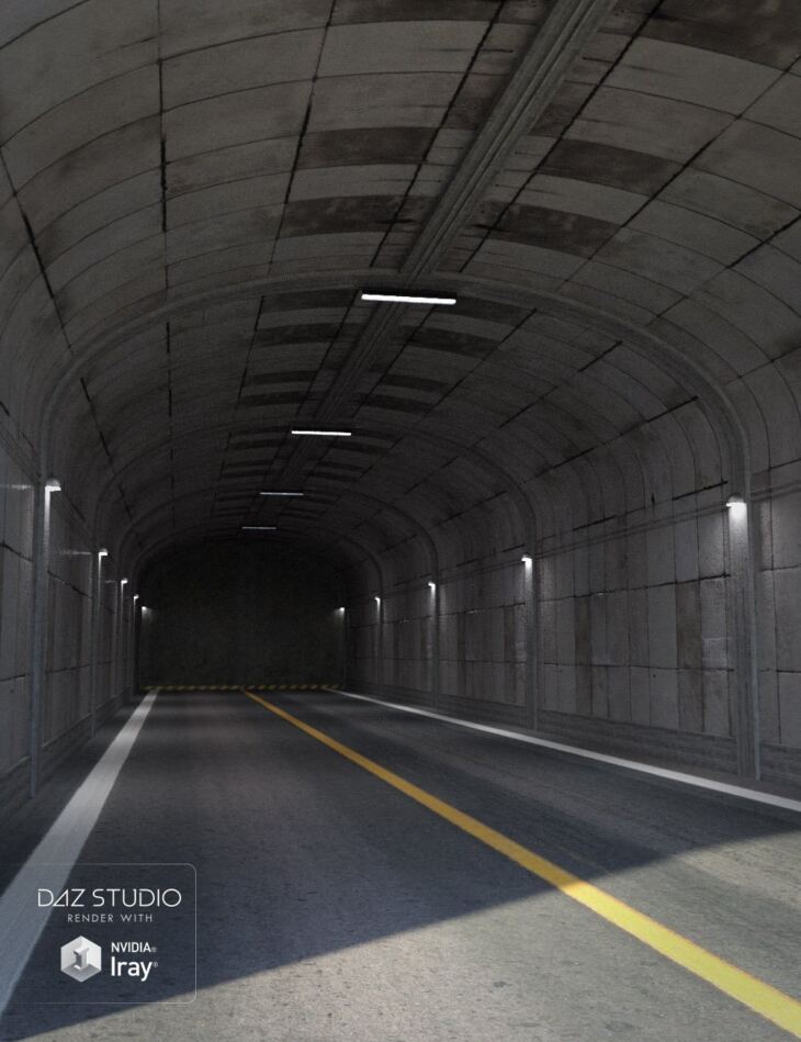 Base Road Tunnel_DAZ3D下载站
