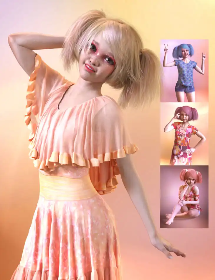 Cute as a Doll Bundle_DAZ3DDL