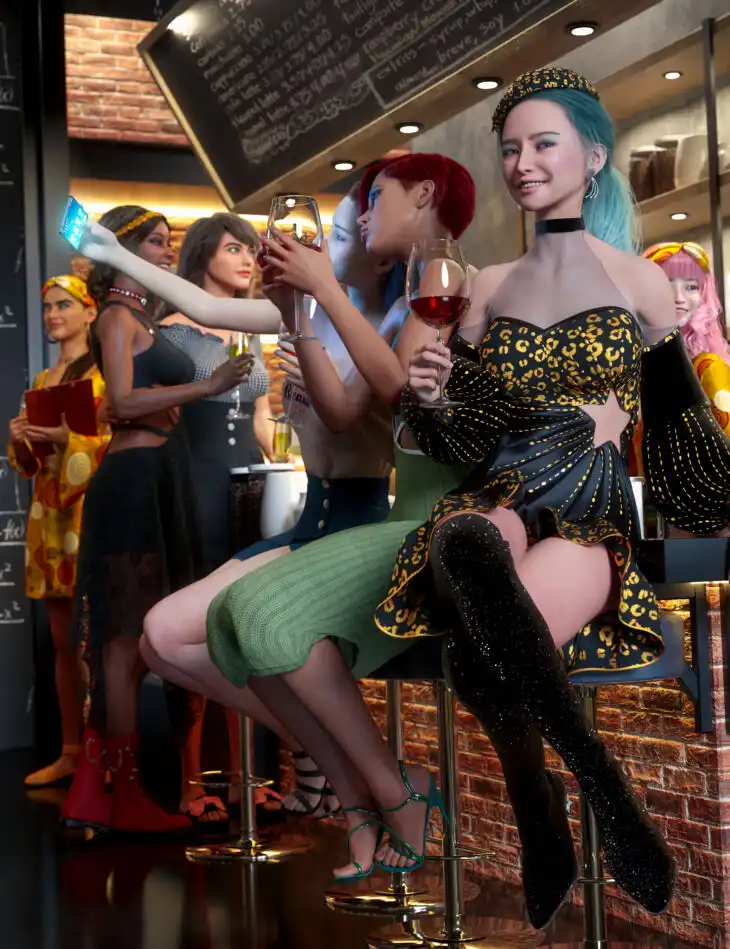 Day in the City Bundle_DAZ3D下载站