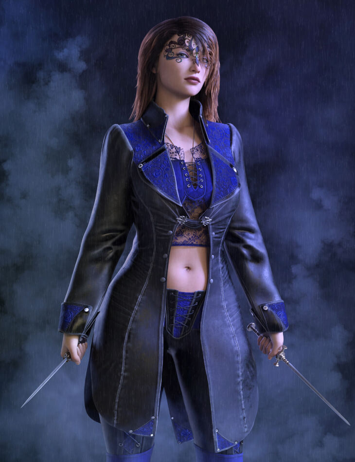 Demetria Outfit for Genesis 8 and 8.1 Females_DAZ3D下载站