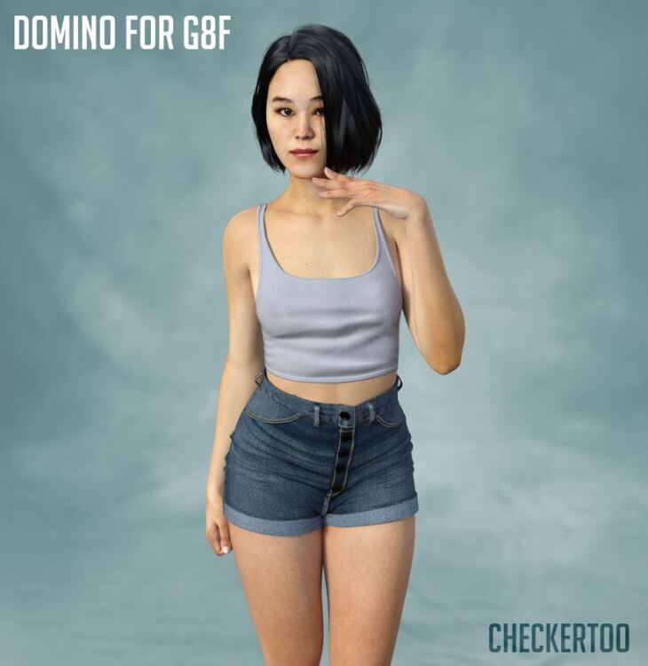 Domino For G8F_DAZ3DDL