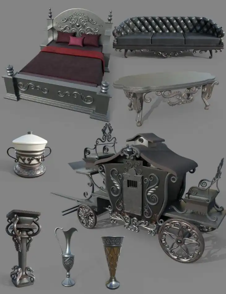 FG Gothic Props_DAZ3DDL