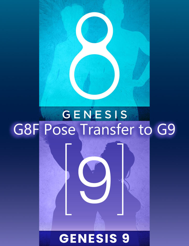 G8F Pose Transfer to G9_DAZ3DDL