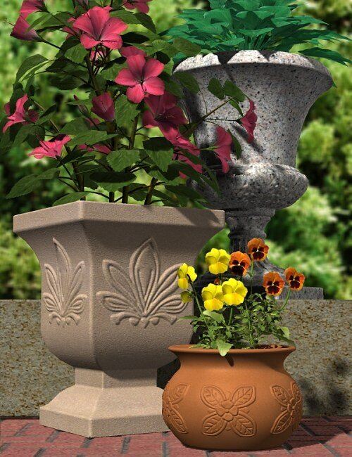 Get Potted! Plant Container Collection_DAZ3DDL