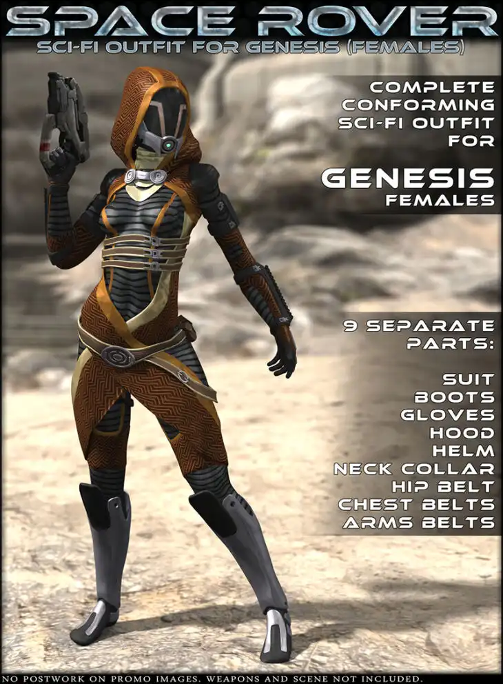 HFS Space Rover for Genesis_DAZ3DDL